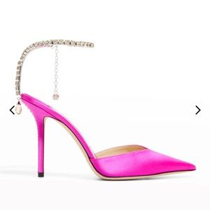 Jimmy Choo "Saeda" pink satin pumps, BRAND NEW, size 36